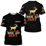 Polo Fléchettes Noir Personnalisé - Bock Auf Homme Femme - T-Shirt Homme