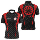 Polo Fléchettes Noir Personnalisé - Cible Géante Pro - Polo Homme
