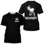 Polo Fléchettes Noir Personnalisé - Design Chèvre Homme Femme - T-Shirt Homme