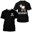 Polo Fléchettes Noir Personnalisé - Design Chèvre Homme Femme - T-Shirt Homme