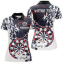 Polo Fléchettes Performance - Design Moderne Personnalisé - Polo Femme