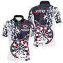 Polo Fléchettes Performance - Design Moderne Personnalisé - Polo Homme