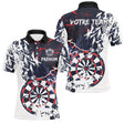 Polo Fléchettes Performance - Design Moderne Personnalisé - Polo Homme