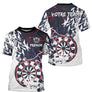 Polo Fléchettes Performance - Design Moderne Personnalisé - T-Shirt Homme