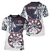 Polo Fléchettes Performance - Design Moderne Personnalisé - T-Shirt Homme