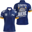 Polo Fléchettes Personnalisé - Bière Bleu Marine - Polo Homme