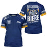 Polo Fléchettes Personnalisé - Bière Bleu Marine - T-Shirt Homme