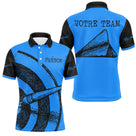 Polo Fléchettes Personnalisé - Bleu Cible Vintage - Polo Homme