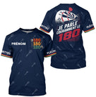 Polo Fléchettes Personnalisé - Bleu Marine "180" - T-Shirt Homme