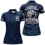 Polo Fléchettes Personnalisé - Bleu Marine Humour - Polo Femme