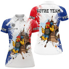 Polo Fléchettes Personnalisé - Coq Gaulois France - Polo Homme - Polo Femme