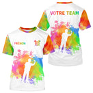 Polo Fléchettes Personnalisé - Couleurs & Nom Équipe - T-Shirt Homme