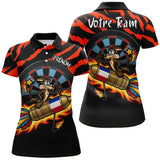 Polo Fléchettes Personnalisé - Coyote France Style - Polo Femme