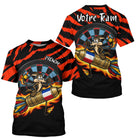 Polo Fléchettes Personnalisé - Coyote France Style - T-Shirt Homme