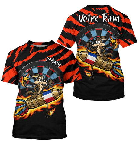 Polo Fléchettes Personnalisé - Coyote France Style - T-Shirt Homme