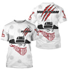 Polo Fléchettes Personnalisé - Design Blanc Rouge Cow-boy - T-Shirt Homme