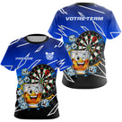 Polo Fléchettes Personnalisé - Design Bullseye & Whisky - T-Shirt Femme