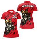 Polo Fléchettes Personnalisé - Design Cible Royale - Polo Femme