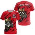 Polo Fléchettes Personnalisé - Design Cible Royale - T-Shirt Femme