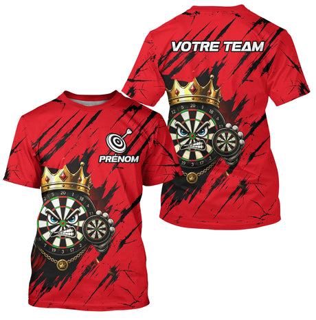 Polo Fléchettes Personnalisé - Design Cible Royale - T-Shirt Homme