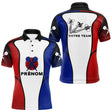 Polo Fléchettes Personnalisé - Design Drapeau Français Équipe - Polo Homme
