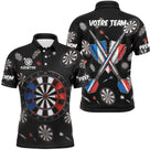 Polo Fléchettes Personnalisé - Design France Équipe - Polo Homme