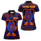 Polo Fléchettes Personnalisé - Design Néon Coloré - Polo Femme