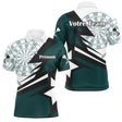 Polo Fléchettes Personnalisé - Design Vert Émeraude - Polo Homme