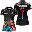 Polo Fléchettes Personnalisé - Joker & Cible Noire - Polo Femme