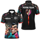 Polo Fléchettes Personnalisé - Joker & Cible Noire - Polo Homme