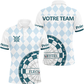 Polo Fléchettes Personnalisé - Maillot Club Imprimé - Polo Homme