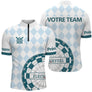 Polo Fléchettes Personnalisé - Maillot Club Imprimé - Polo Zippé Homme