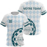 Polo Fléchettes Personnalisé - Maillot Club Imprimé - T-Shirt Femme