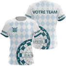 Polo Fléchettes Personnalisé - Maillot Club Imprimé - T-Shirt Femme
