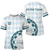 Polo Fléchettes Personnalisé - Maillot Club Imprimé - T-Shirt Homme