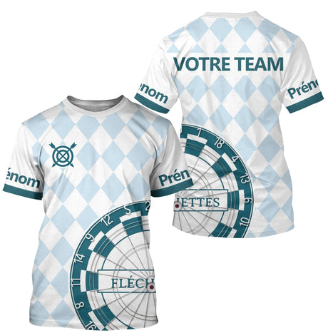 Polo Fléchettes Personnalisé - Maillot Club Imprimé - T-Shirt Homme