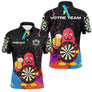 Polo Fléchettes Personnalisé - Monster & Bière Noir - Polo Homme