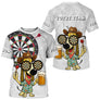 Polo Fléchettes Personnalisé - Motif Chien Bière - T-Shirt Homme