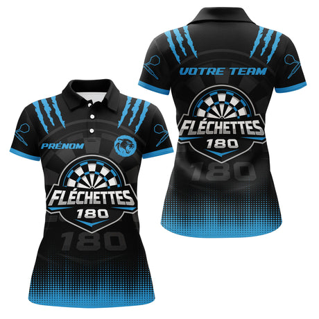 Polo Fléchettes Personnalisé - Style 180 Compétition - Polo Femme