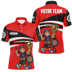 Polo Fléchettes Personnalisé - Style Champion Junior - Polo Homme
