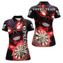Polo Fléchettes Personnalisé - Style Dark Fantasy - Polo Femme