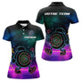 Polo Fléchettes Personnalisé - Style Rétro Neon Cyber - Polo Femme