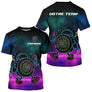 Polo Fléchettes Personnalisé - Style Rétro Neon Cyber - T-Shirt Homme