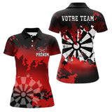 Polo Fléchettes Personnalisé - Style Sportif Nom d'Équipe - Polo Femme