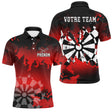 Polo Fléchettes Personnalisé - Style Sportif Nom d'Équipe - Polo Homme