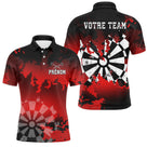 Polo Fléchettes Personnalisé - Style Sportif Nom d'Équipe - Polo Homme