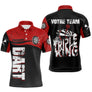Polo Fléchettes Personnalisé - Style Triple Rouge & Noir - Polo Homme