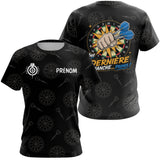 Polo Fléchettes Personnalisé - Une Dernière Manche Noir - T-Shirt Femme
