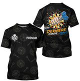 Polo Fléchettes Personnalisé - Une Dernière Manche Noir - T-Shirt Homme