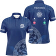 Polo Fléchettes Personnalisé – Appel Entrant Bleu Marine - Polo Homme